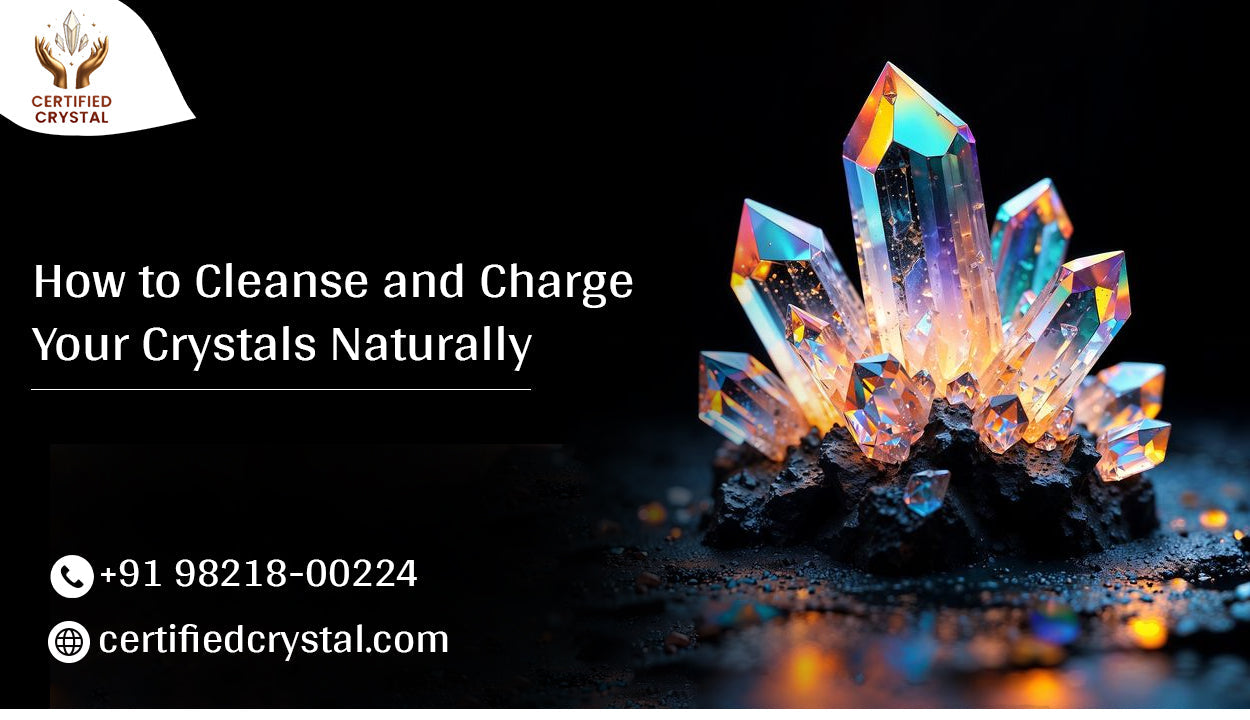 How to Cleanse and Charge Your Crystals Naturally