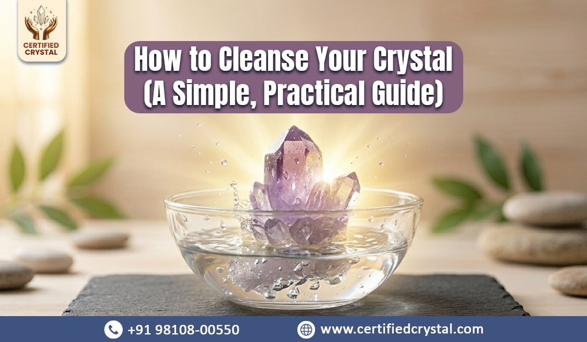 How to cleanse your crystal