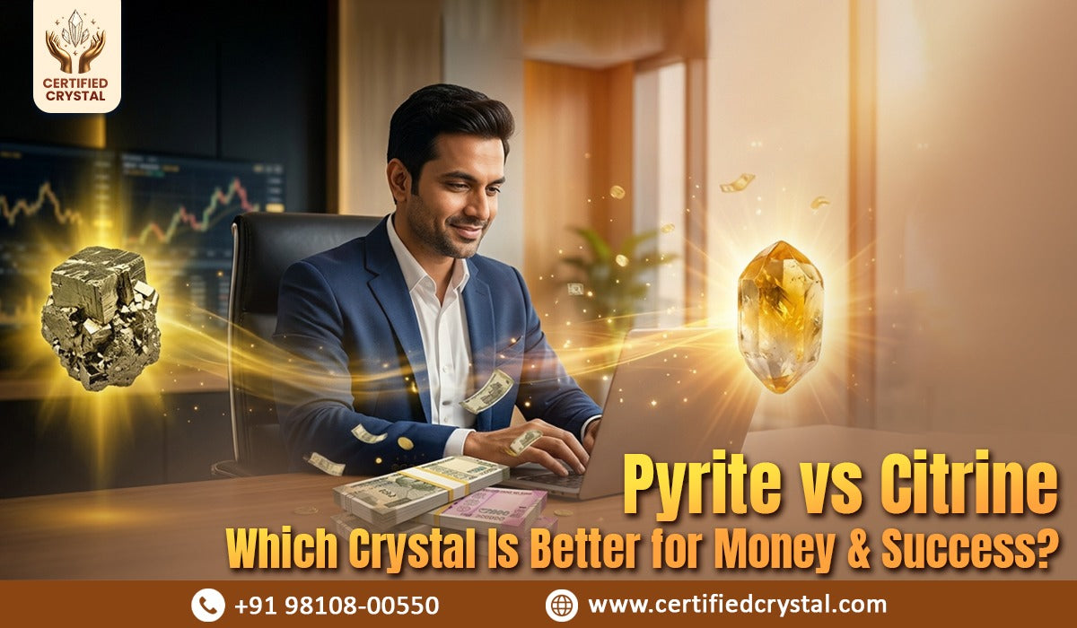 Pyrite vs Citrine — Which Crystal Is Better for Money & Success?