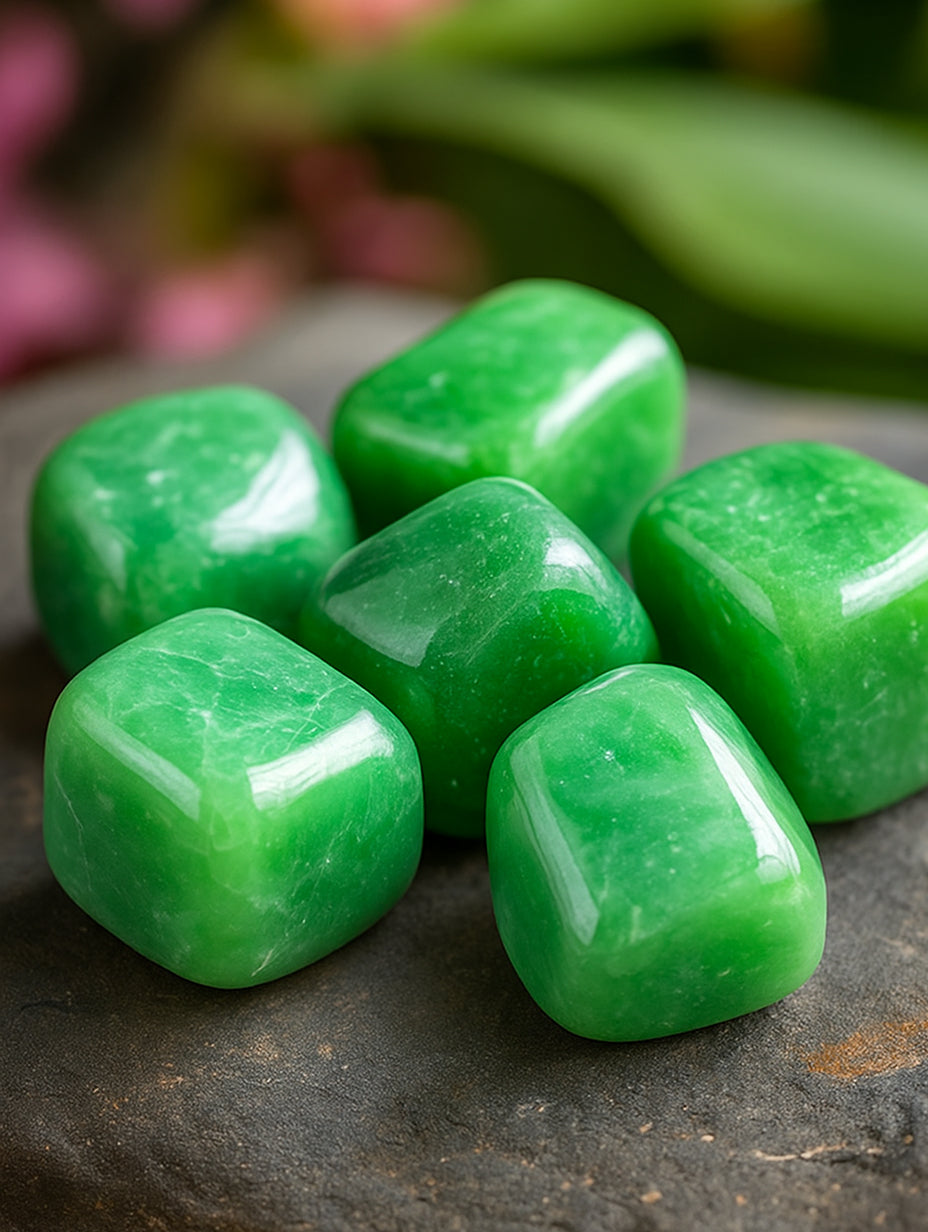 Green Jade Crystals 