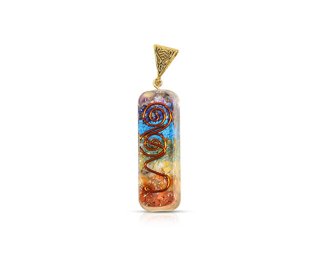 7 Chakra Orgonite Pendant