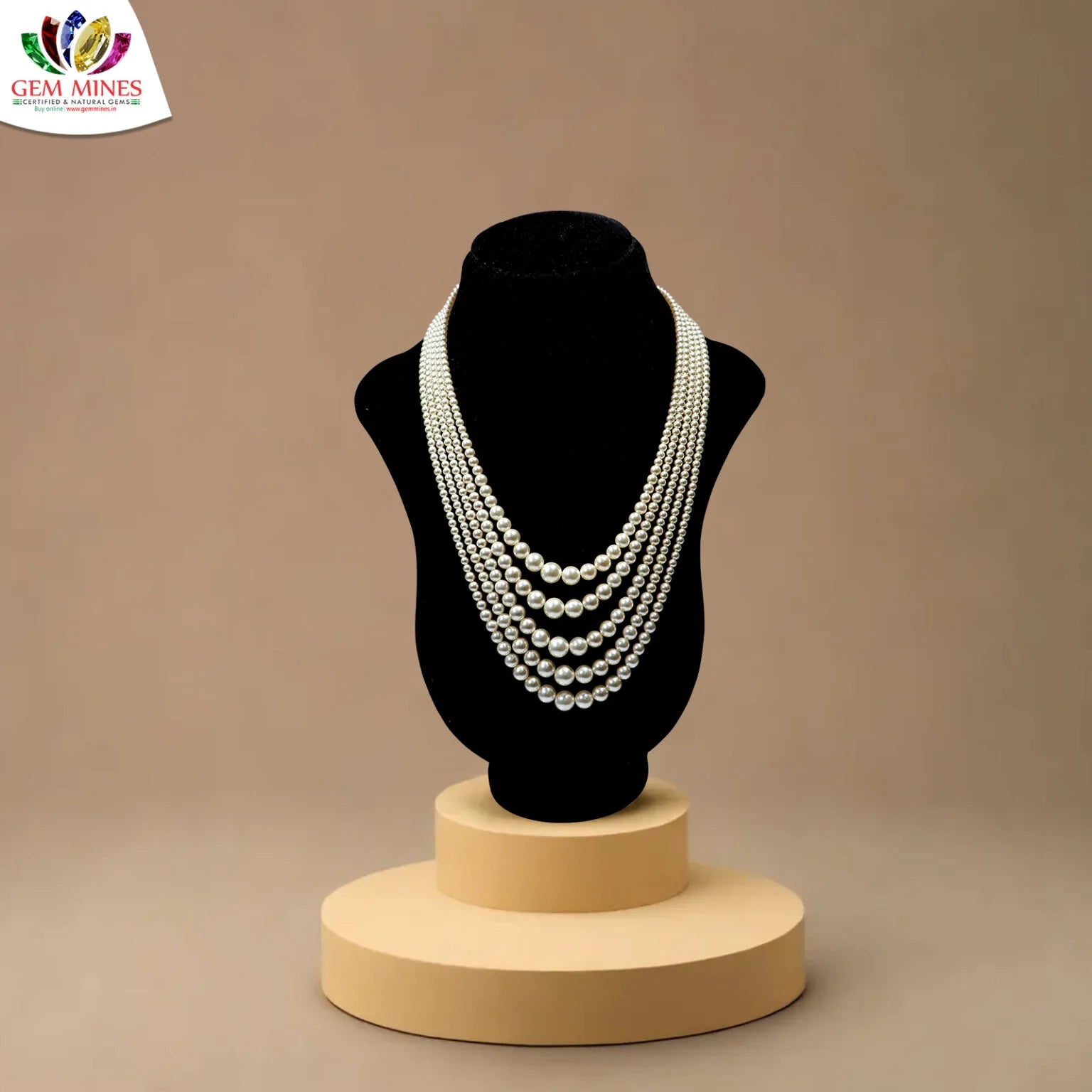 Pearl Mala High Quality Shell Pearls