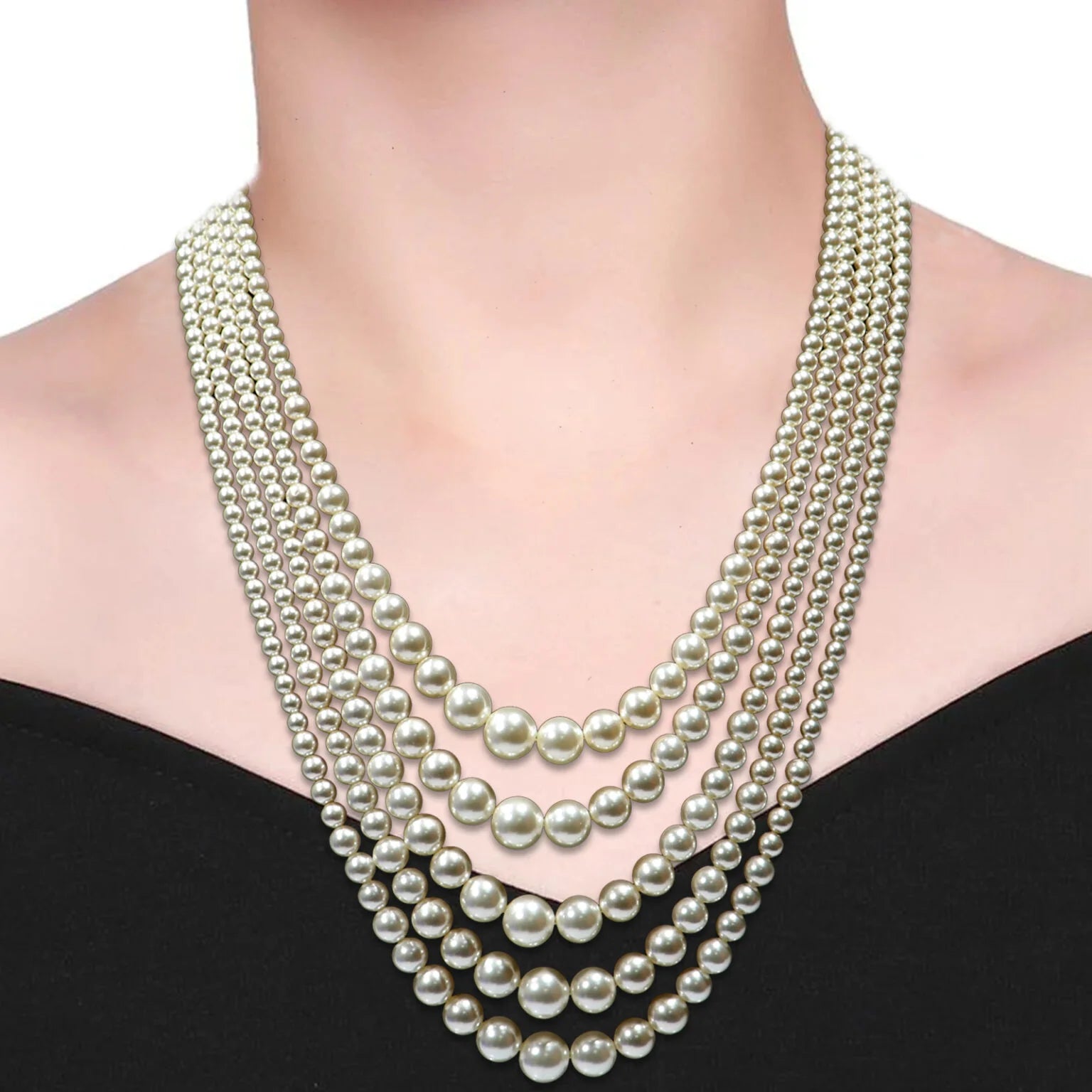 Pearl Mala High Quality Shell Pearls