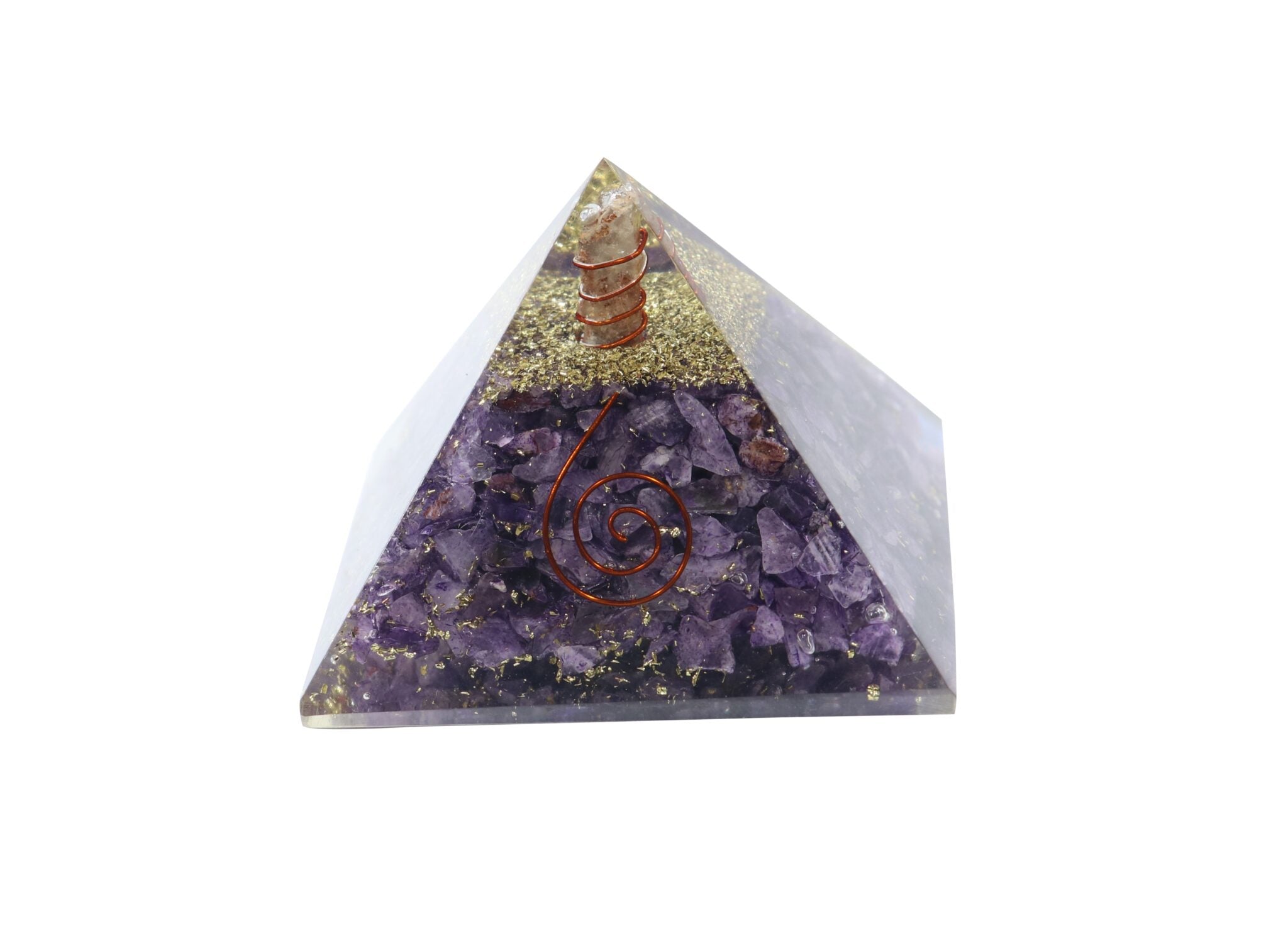 Amethyst Orgone Pyramid