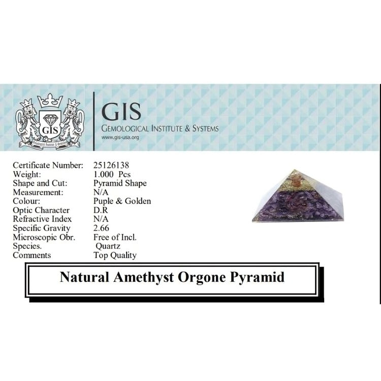 Amethyst Orgone Pyramid