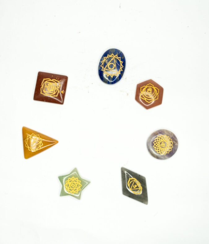 Seven Chakra Zibu coin Set