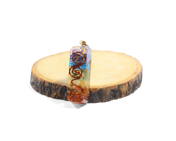 7 Chakra Orgonite Pendant