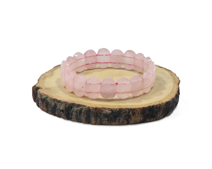 Rose Quartz Rectangle Bracelet