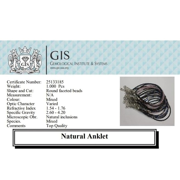 Black Tourmaline Anklet