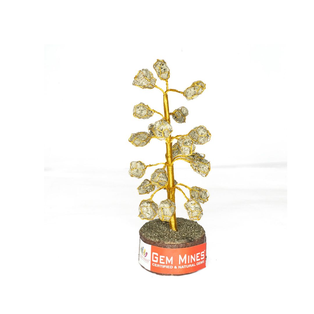 Pyrite Golden Wire Tree