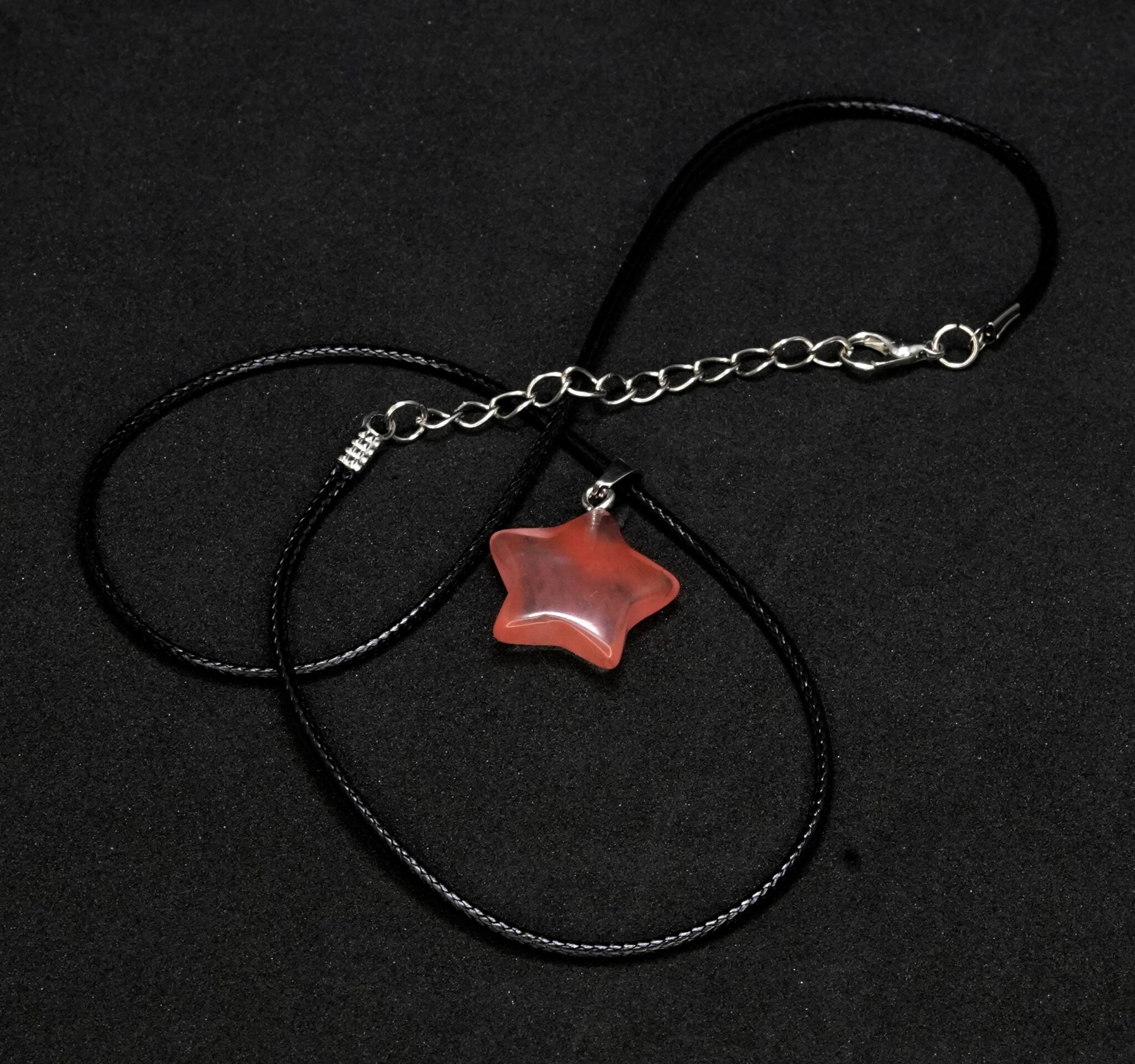 Cherry Quartz Star Pendant