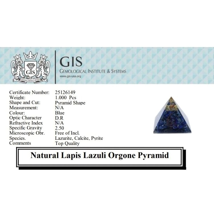 Lapis Lazuli Orgone Pyramid