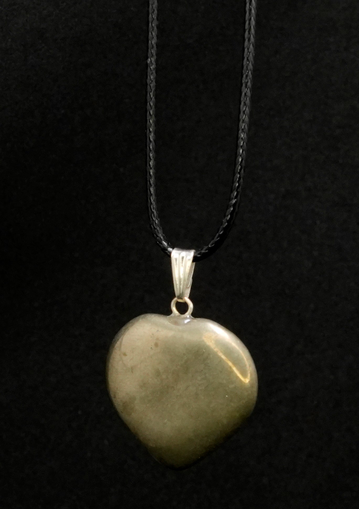 Pyrite Heart Pendant