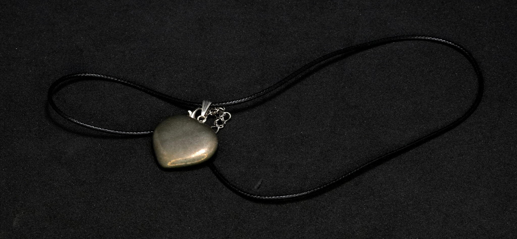 Pyrite Heart Pendant