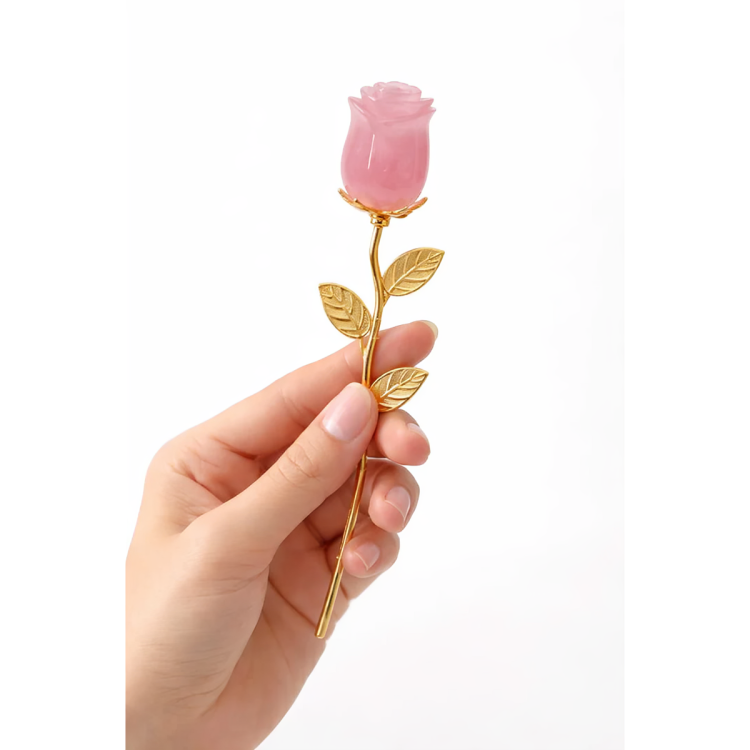 Rose Quartz Rose