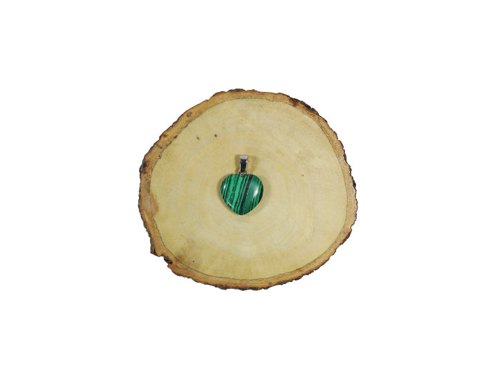 Malachite Heart Pendant