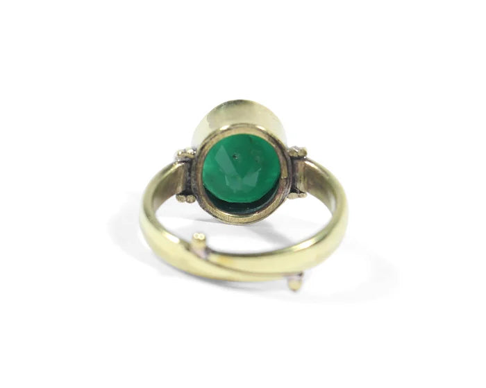 Natural Emerald (Panna) Ring (5 Ratti)