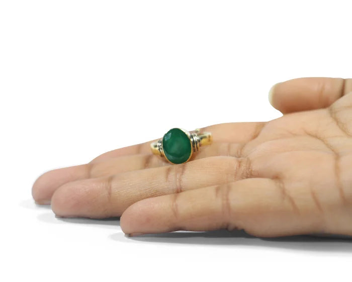 Natural Emerald (Panna) Ring (5 Ratti)