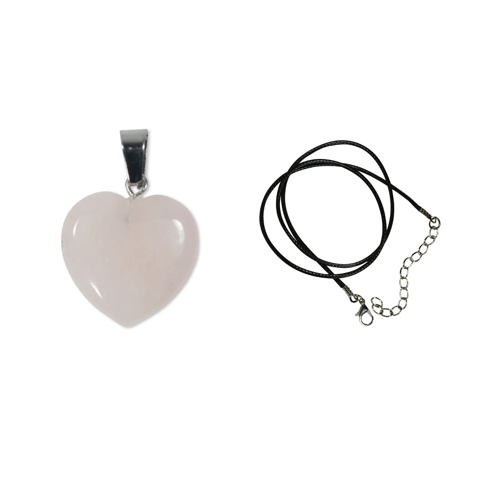 Rose Quartz Heart Pendant