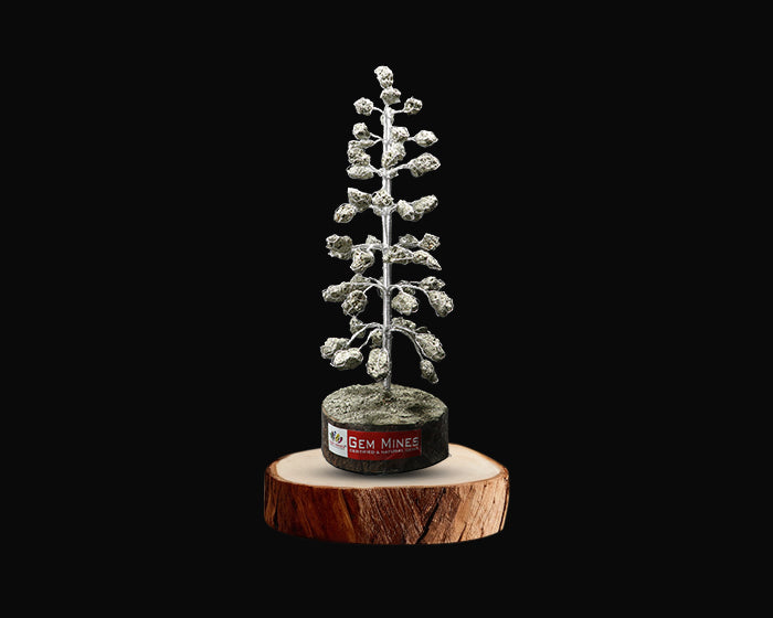 Pyrite Silver Wire Tree