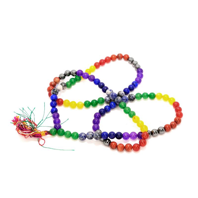 Seven Chakra Jaap Mala (108+1)