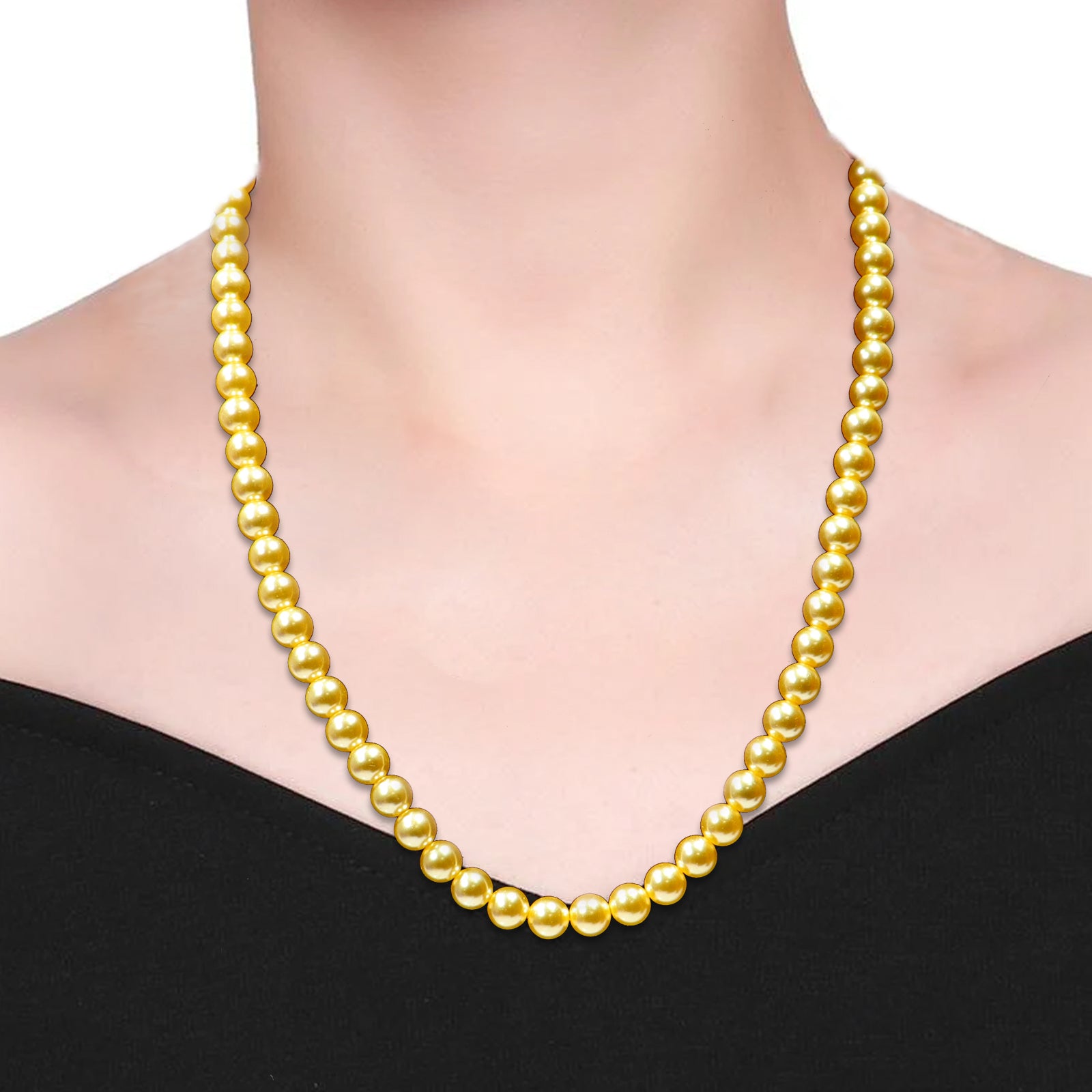 Pearl Mala High Quality Shell Pearls Necklace