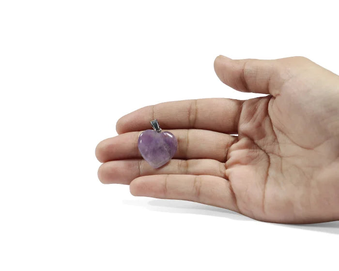 Amethyst Heart Pendant