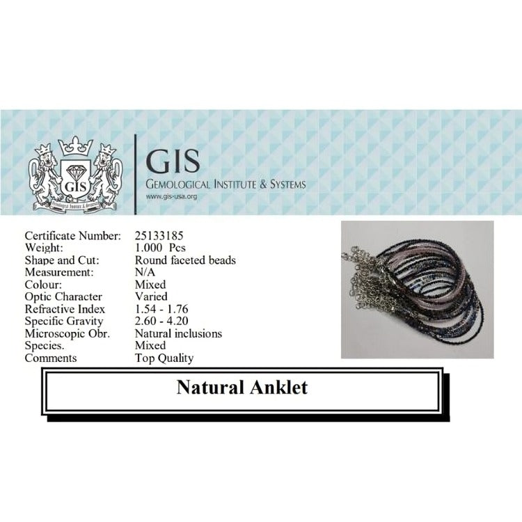 Tiger’s Eye Anklet