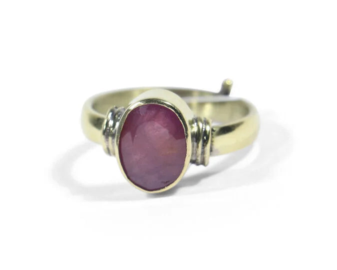 Natural Ruby (Manik) Ring (5 Ratti)