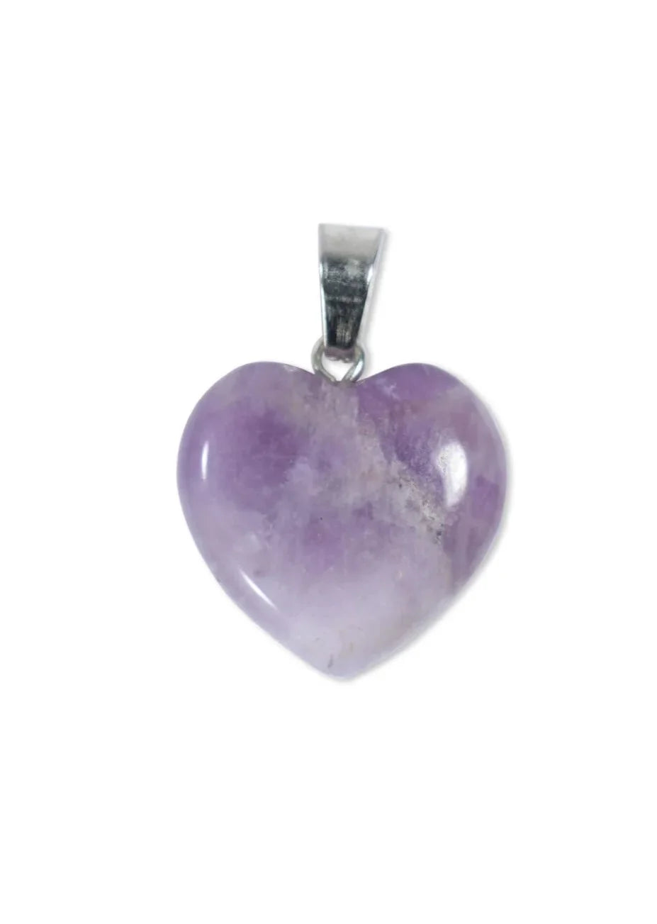 Amethyst Heart Pendant