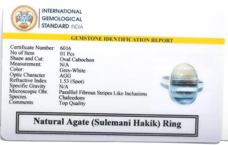 Natural Sulemani Hakik Ring