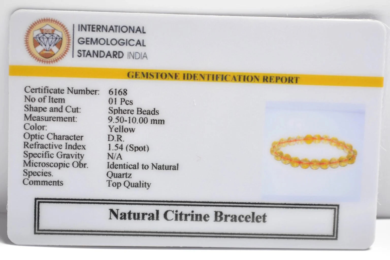 Citrine Bracelet