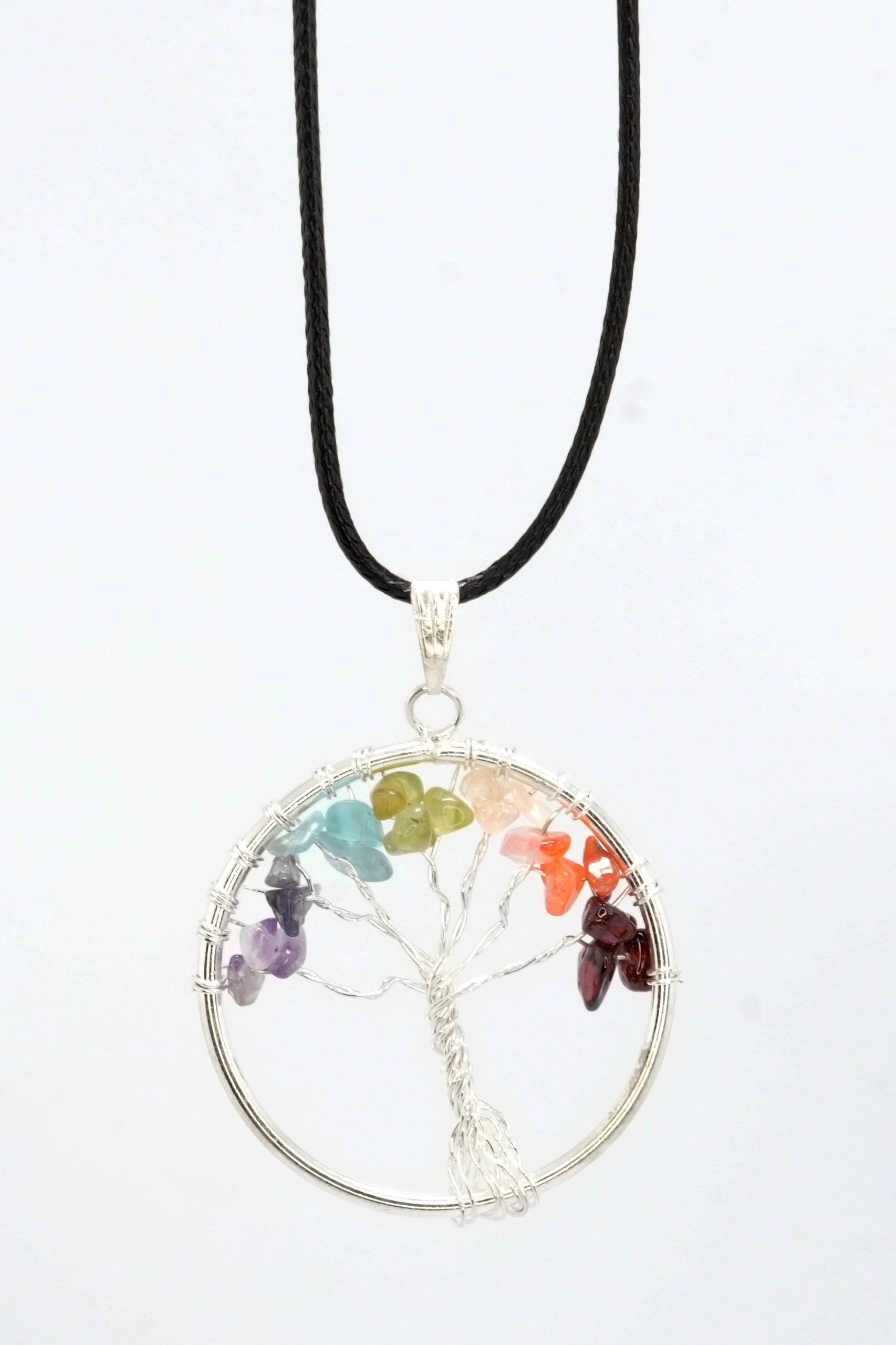 Seven Chakra Tree Pendant