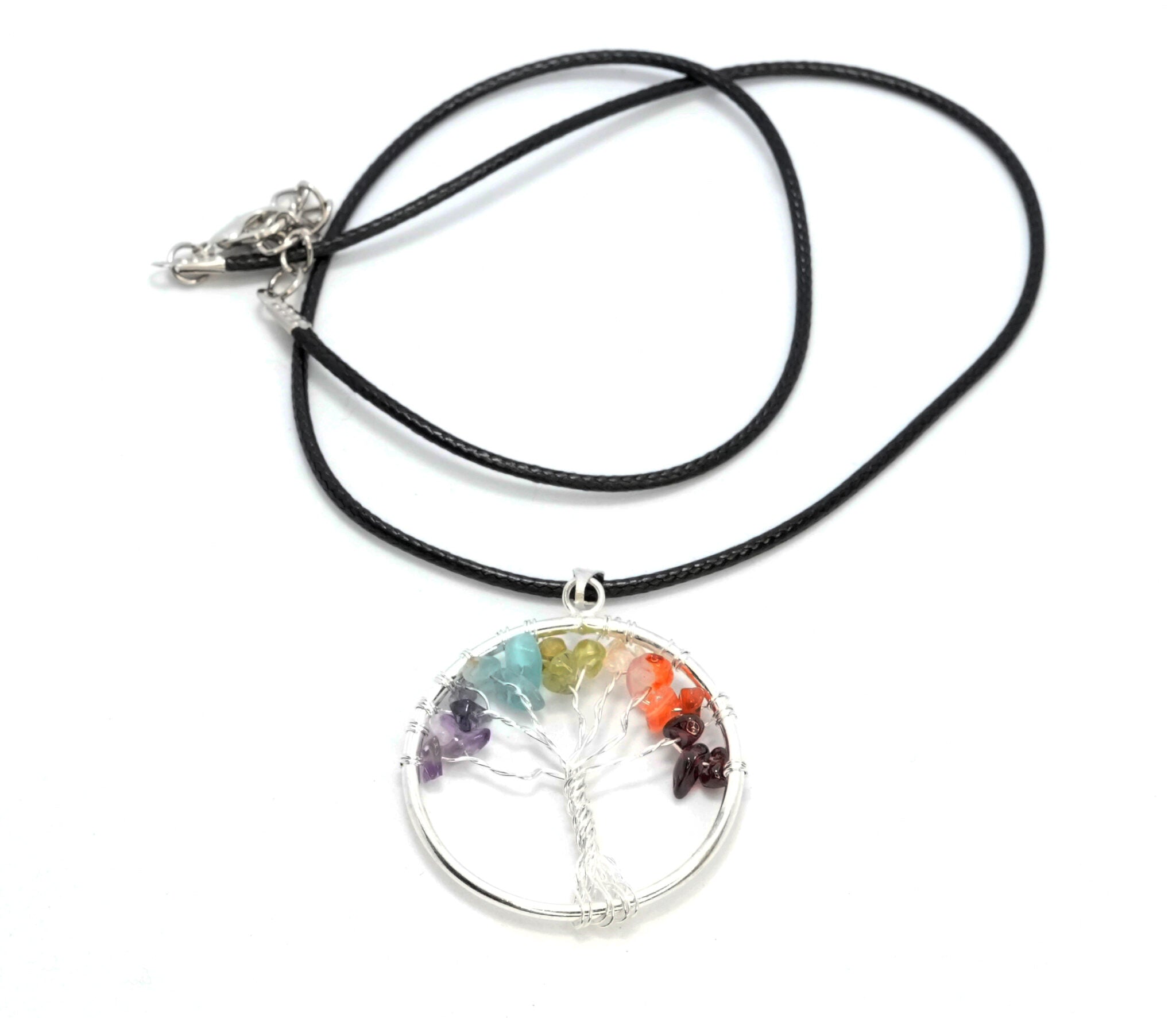 Seven Chakra Tree Pendant