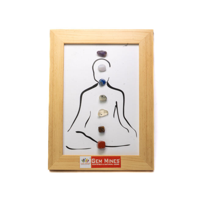 Seven Chakra Healing Stone Frame