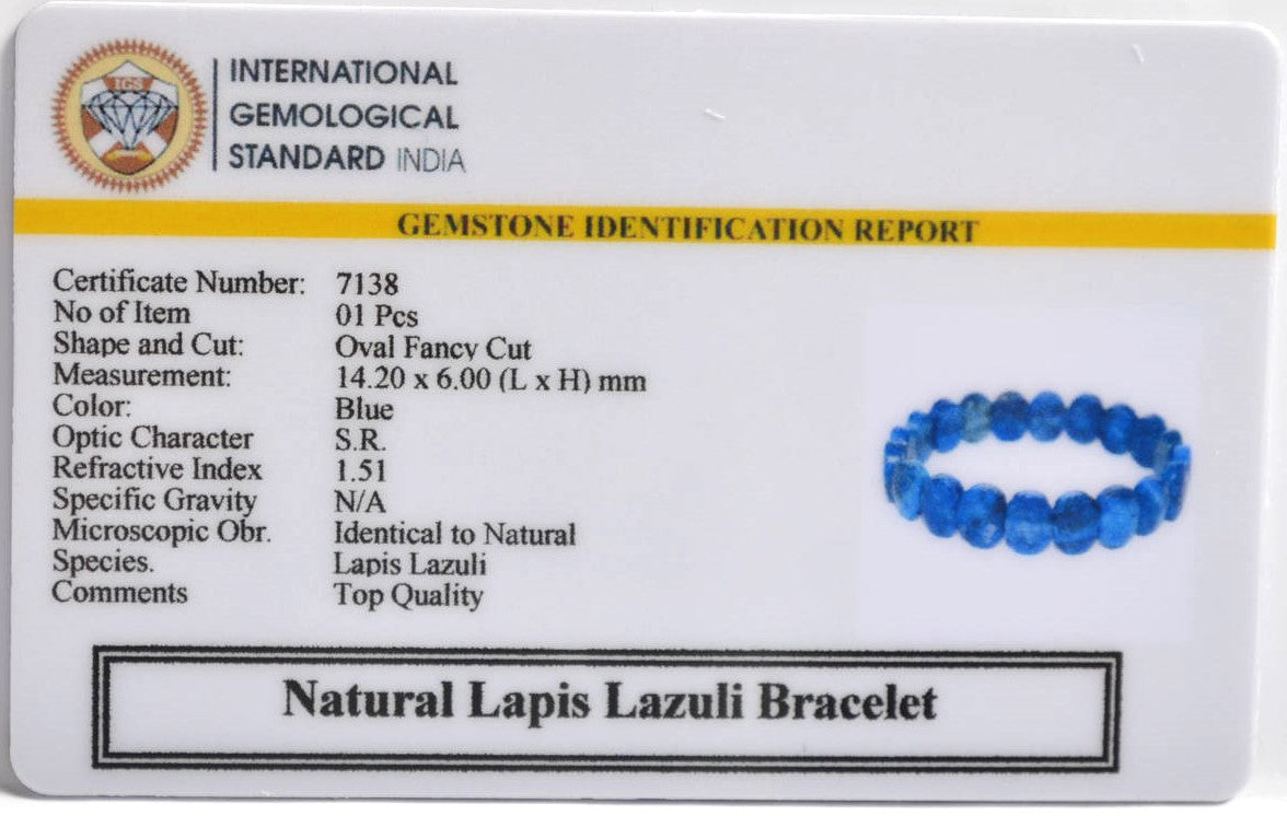 Lapis Lazuli Oval Bracelet