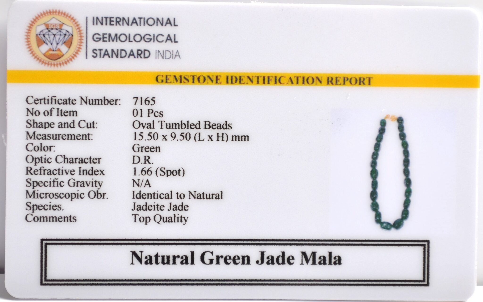Green Jade Mala