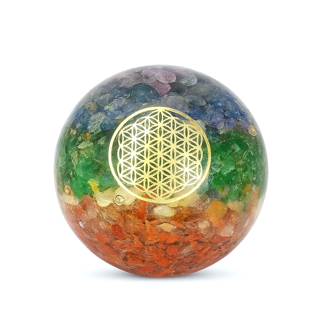 7 Chakra Reiki Orgone Sphere