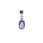 Amethyst pendant Faceted