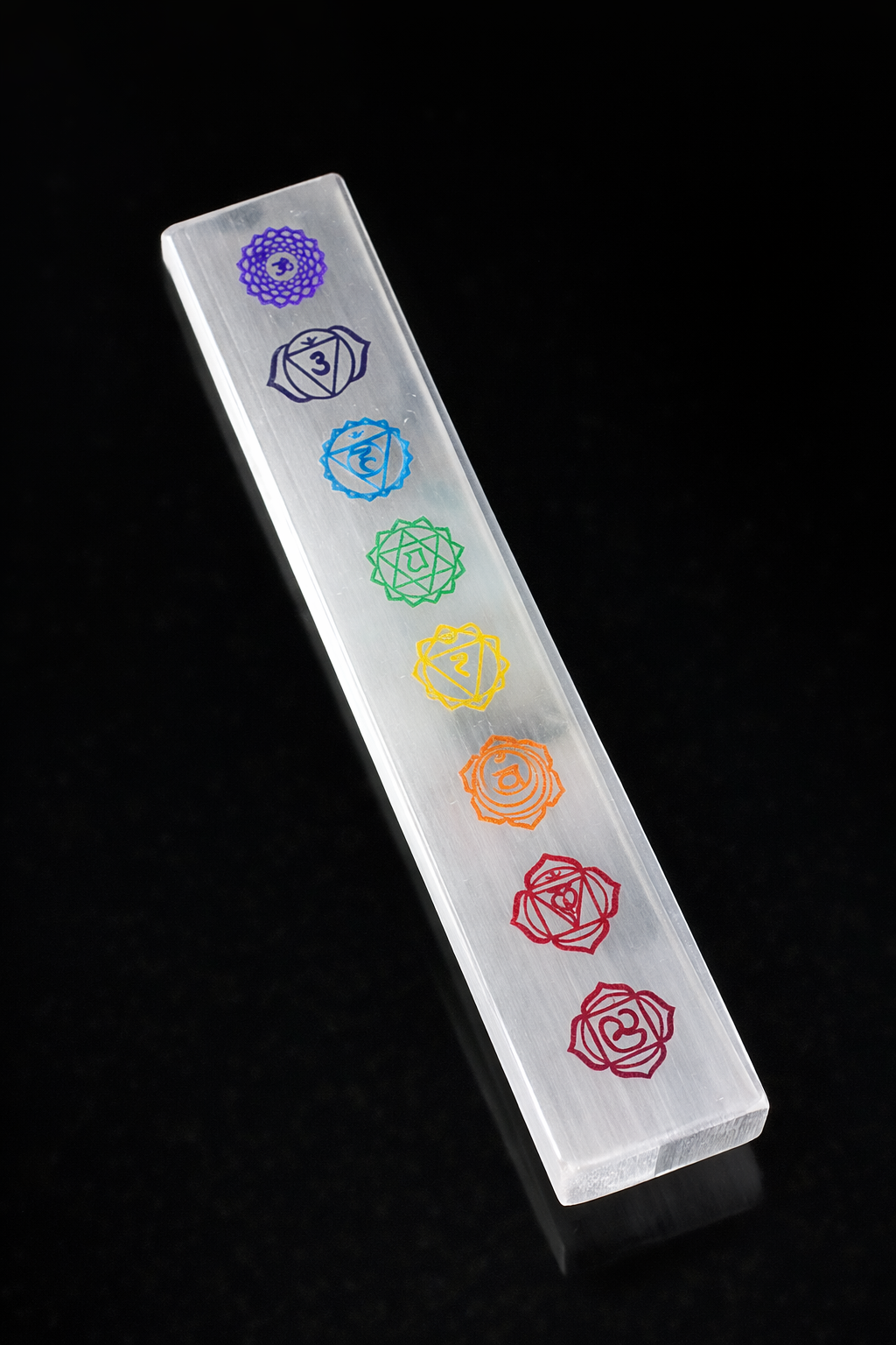 Selenite 7 Chakra Charging Scale