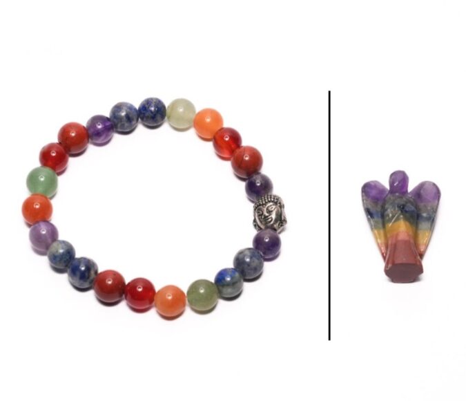 Seven Chakra Bracelet + Seven Chakra Angel