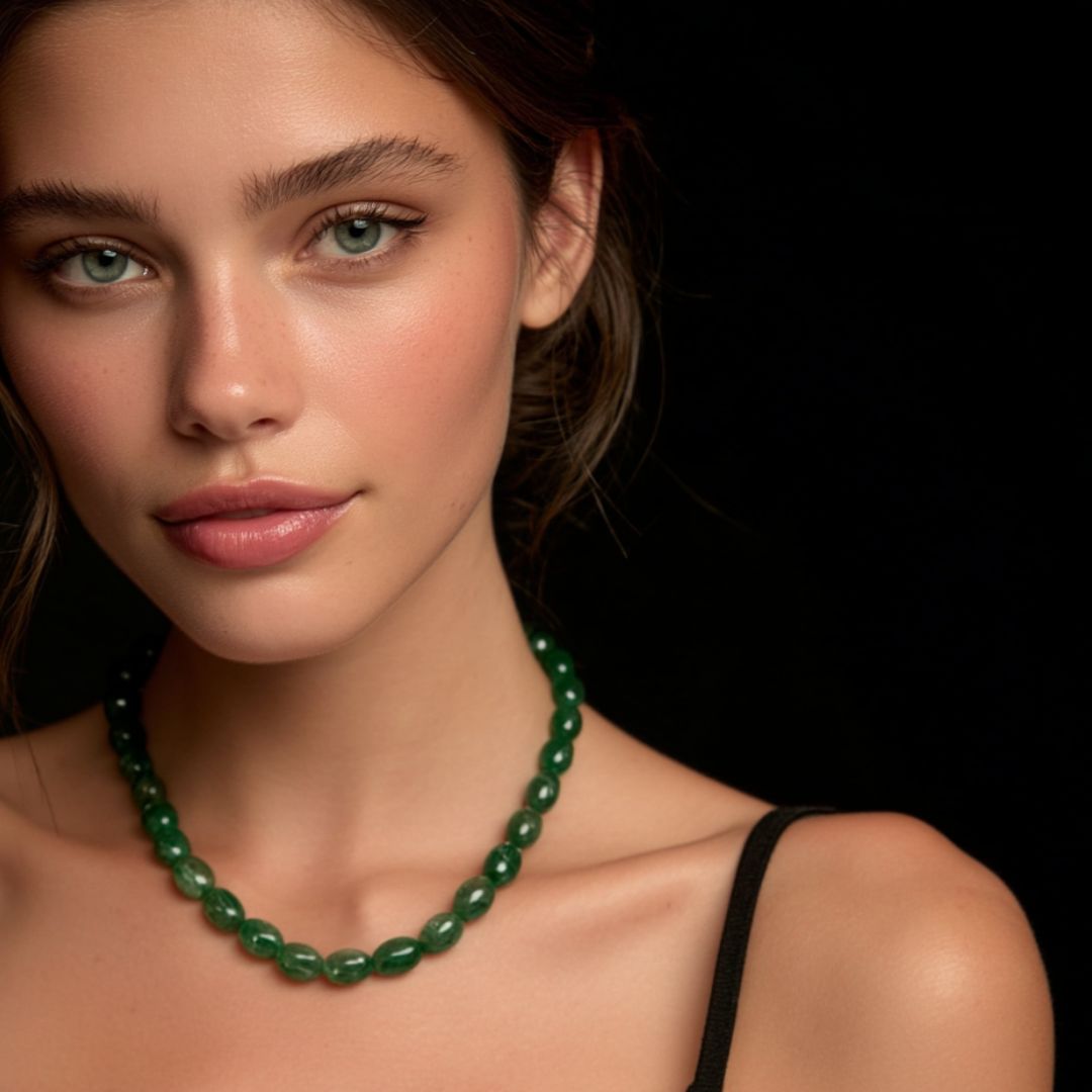 Green Jade Mala