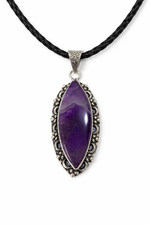 Amethyst Drop Pendant