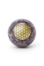 Amethyst Flower of Life Orgone Sphere
