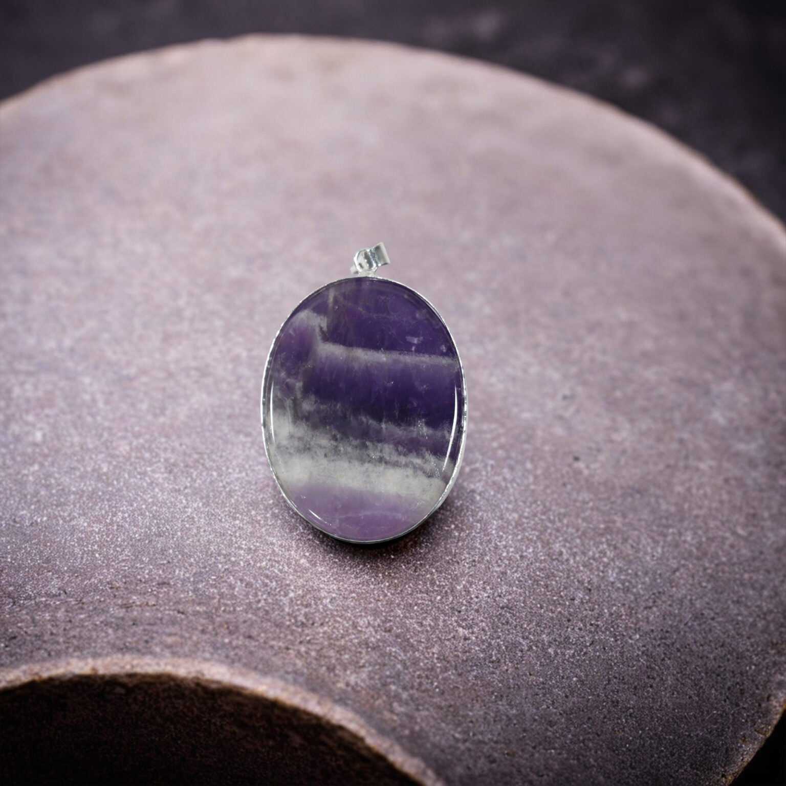 Natural Amethyst Brazilian Pendant