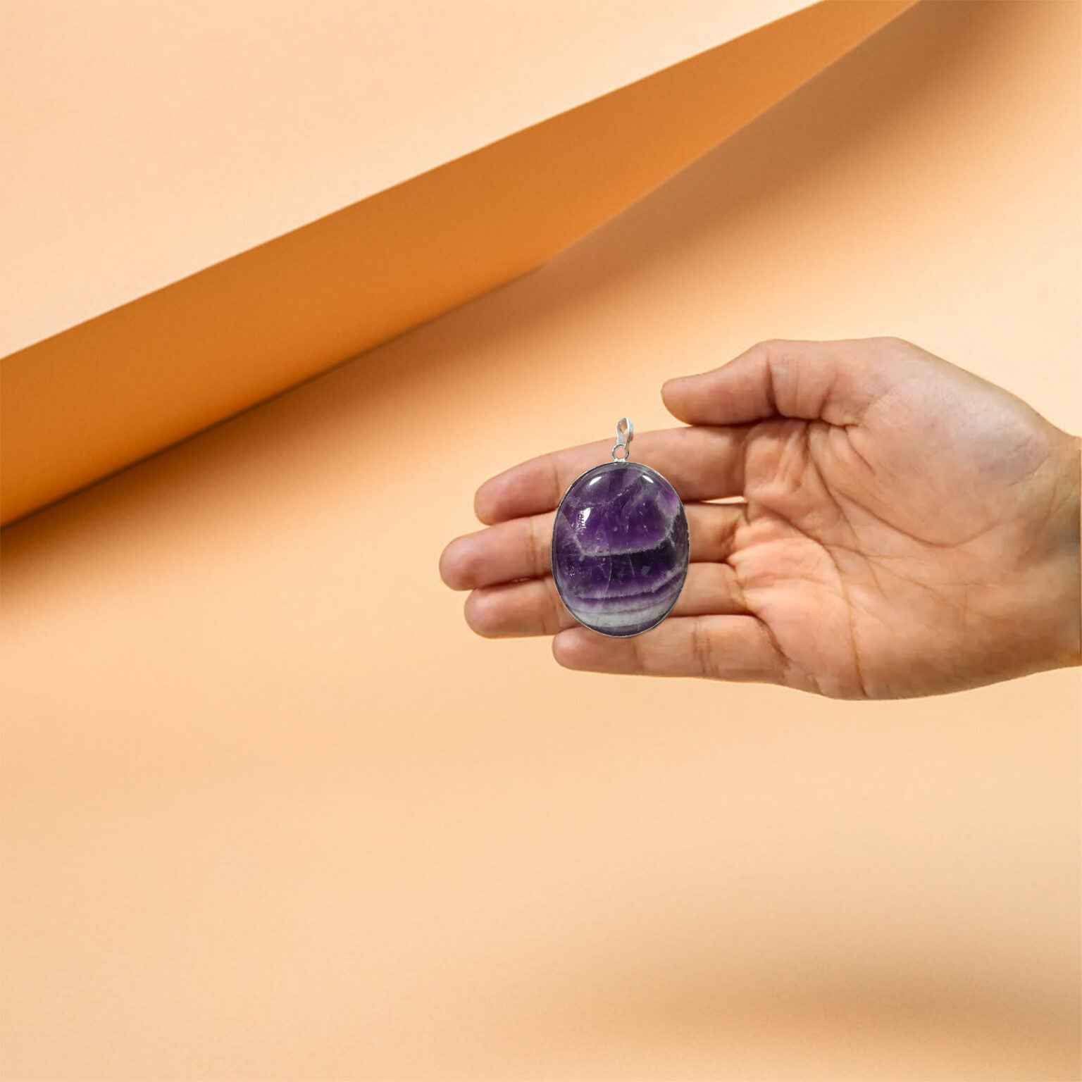 Natural Amethyst Brazilian Pendant