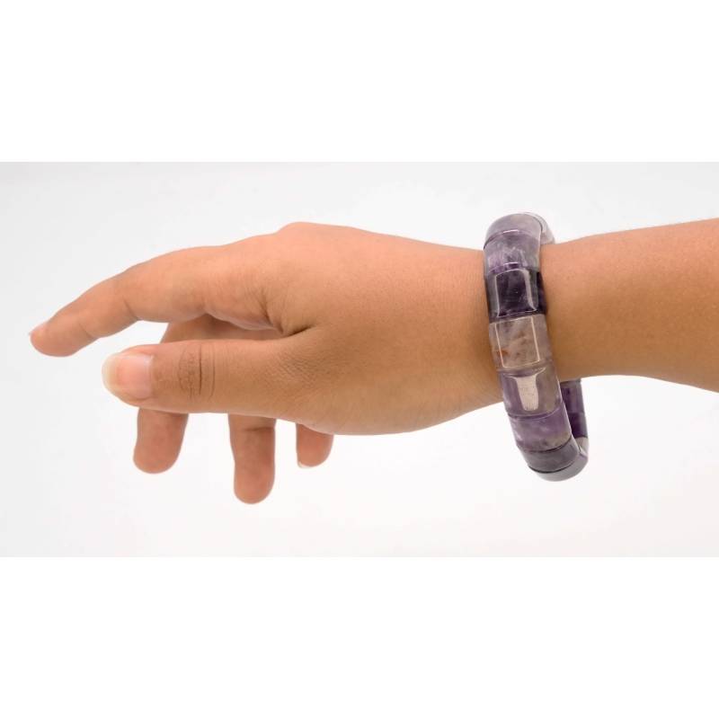 Amethyst Square Bracelet