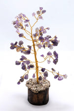 Amethyst Golden Wire Tree