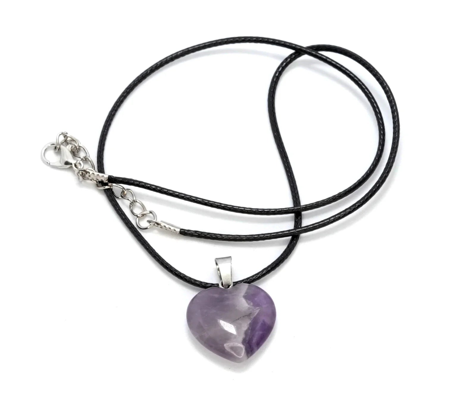 Amethyst Heart Pendant