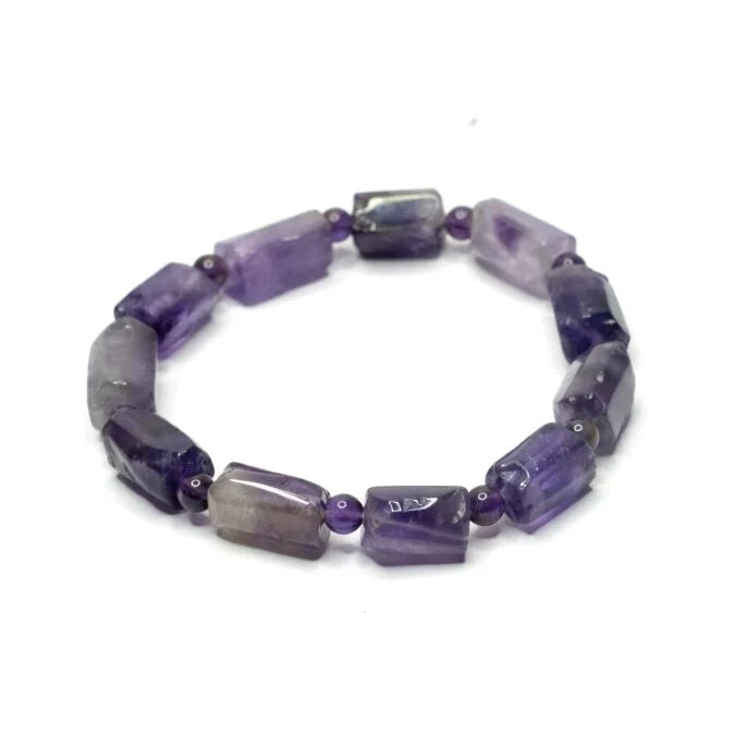 Amethyst Rectangular Bracelet